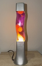 Retro Vintage Wavy S Shaped Lava Lamp Pink Yellow picture