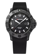 Wenger Swiss Army Men's 01.0641.134 Seaforce Black Dial Watch 43 mm MSRP $280 picture