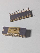 Lot of 11 Intersil 15173412 Proprietary Ceramic DIP ICs Gold Pins 7841YB NOS picture