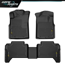 TPE Floor Mats Fit For Toyota Tacoma 05-15 Double Cab All Weather Rubber Liners picture