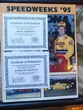 Signed 1995 Daytona Speedweeks Event Book AUTOGRAPHED COA picture
