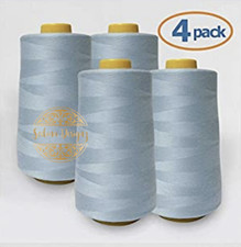 4 PACK of 6000 Yard each Spools Sewing Thread All Purpose 100% Polyester picture