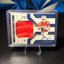 2024 National Treasures Drake Maye P Tremendous Treasures Rookie Patch /99 picture