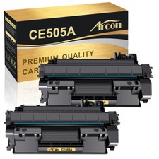2PK High Yield CE505A 05A Toner Cartridge For HP LaserJet P2035 P2035n P2055 picture