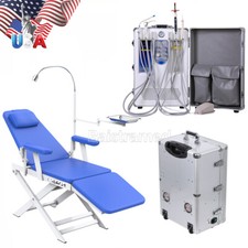 Unidad de entrega portatil dental móvil compresor de aire succión 4Hole /Silla picture