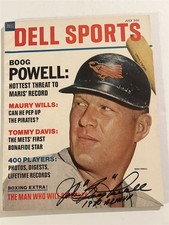 1967 Dell Sports BALTIMORE Orioles BOOG POWELL Autographed Signed 1970 AL MVP picture