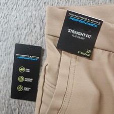 NWT Roundtree & Yorke Performance Shorts Men 38 x 8