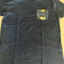 Hollister-co Men's Black and Navy Shirt picture
