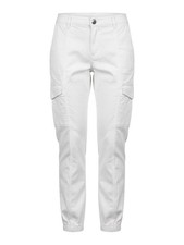 Sanctuary White Cargo Jogger Pants Womens Size 27 Elastic Cuffs & Pockets picture