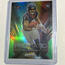 Panini 2023 Prizm Prizmatic Green Prizm C.J. Stroud Rookie Texans #6 picture