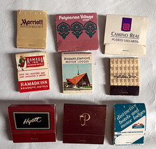 Vintage Hotel/Motel Matchbooks Lot of 9 Marriott Hyatt Ramada Holiday Inn Howard picture
