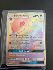 Banette GX 174/168 Secret Rare - Pokemon Celestial Storm Rainbow NM picture