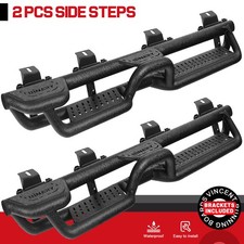 Drop Steps 4Step FIT 2020-2026 Jeep Gladiator JT 4 Door Black Bar Running Boards picture