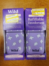 2 Kits: Wild Refillable Deodorant *S'mores* Purple Ghost Cat Exp 7/28 0302-R8P5a picture