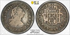 1782 L MI Peru Real  PCGS VF 20 (Pop 1/1) Excellent Original w/ Sharp Eye Appeal picture