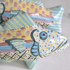 Vintage MacKenzie Childs Fish Drawer Pulls 1990s Pair, the OG  picture