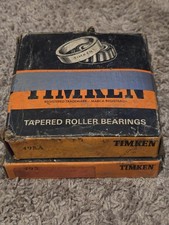 Timken 495A 493 Tapered Roller Bearing Cup Cone Set NOS Genuine picture