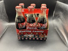 1999 Coca Cola Dale Earnhardt Sr #3 6 Pack Glass Bottles NASCAR Racing  picture
