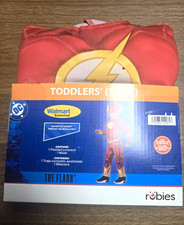 Rubie's DC The Flash Toddler Costume 3T-4T Padded Jumpsuit & Mask Red/Yellow picture