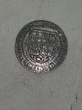 NGC 1400's-1500's Ferdinand Isabella Spanish 4 Reales Antique XF Columbus Coin picture