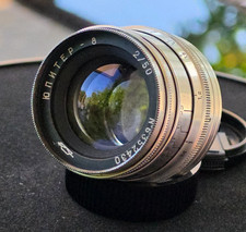 Jupiter-8 50mm f2 Soviet Silver Lens M39 LTM KMZ USSR Vintage Portrait Sonnar picture