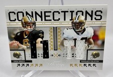 2008 Playoff Prestige - Connections Drew Brees, Marques Colston Materials /250 picture