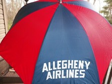 vintage Allegheny Airlines airlines advertising umbrella - excellent shape picture