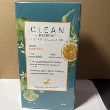 CLEAN Reserve H2EAU Collection Golden Citrus Eau De Parfum 3.4 fl oz SEALED BOX picture