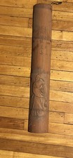 Antique Hand Carving Bamboo Amazing Calligraphy picture