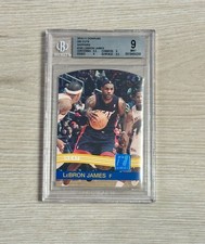 LeBron James 2010-11 Donruss Die Cuts /49 SAPPHIRE #165 BGS 9 ++ picture