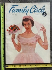 FAMILY CIRCLE Magazine 1952 June Vintage Womens Magazine MCM 1950's Vintage Ads picture