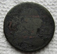 1803 1C BN Draped Bust Large Cent Rare Early Date Type Coin Full Date Corroded picture