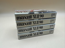 Lot of 4 NEW Maxell XLII 90 Min High Bias Audio Cassette Tapes Type II Metal IEC picture