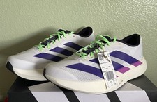 New ADIDAS Men’s EVO SL JOKER Purple LIME BURST RUNNING SHOES sz 11 picture