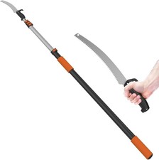 LAANPOLE 26FT Pole Saw, Telescoping Tree Trimmer with 5-20FT Extension Pole, picture
