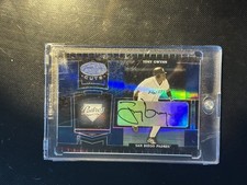 Tony Gwynn /5 2004 Leaf Certified Cuts Marble Black Autograph #244 picture