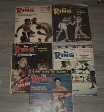The Ring Boxing Magazines 1962/63 Lot of 5 Vintage picture