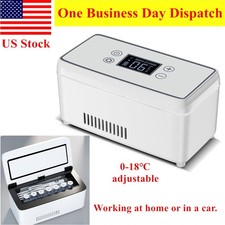 Rechargeable Mini Car Fridge Medical Cooler Box Diabetic Insulin Storage 0-18℃ picture