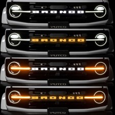 PUTCO Luminix LED Grille Bronco Emblem Bronco W/Front Camera 21-26 picture