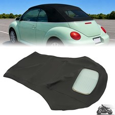 Convertible Soft Top w/Heated Glass Window Black For Volkswagen Beetle 2003-2010 picture