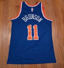 kid's size regular fit NYK #11 jalen brunson S-XL blue stitched NWT picture