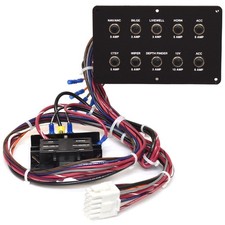 Lund Boat Breaker Panel 2336991 | Push-To-Reset 10-Button picture