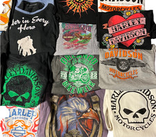 25-Pcs Harley-Davidson Women's T-Shirts Bulk Reseller Bundle Mixed Sizes XS-2XL picture