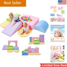 IFNOW Climbing Toys for Toddlers Indoor,7-Piece Foam Toddler 7pcs, Multicolor picture