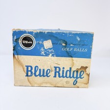 WILSON BLUE RIDGE VINTAGE GOLF BALL Box And 3 Sealed Sleeves And 3 Loose picture