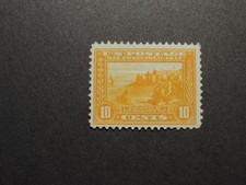 US Stamp Scott # 400 1913 Discovery , Orange, Perf 12   Mint  XF picture