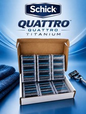 Schick Quattro Titanium Refill Cartridges – 24 Count Total (6 Packs of 4) Sealed picture