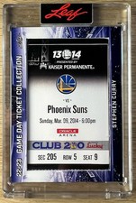 2022-23 Leaf Game Day Ticket Collection #TC-95 - Stephen Curry - 03-09-2014 Suns picture