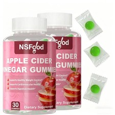 Apple Cider Vinegar ACV Gummies with the Mother Gut Health & Natural Energy 2set picture