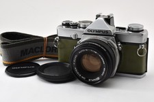 [N MINT Khaki] Olympus OM-1 SLR 35mm Film Camera 50mm F/1.8 Lens JAPAN #797 picture